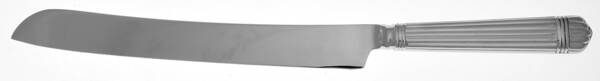 Esprit (Stainless, Glossy, 5 Ribs) Wedding Cake Knife with Stainless Blade HC