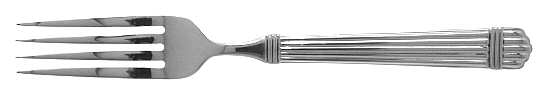 Esprit (Stainless, Glossy, 5 Ribs) Fork by Retroneu
