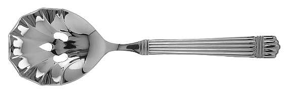 Esprit (Stainless, Glossy, 5 Ribs) Pierced Solid Serving Spoon