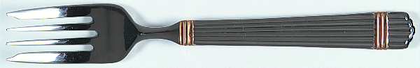 Esprit-Gold (Stainless, Gold Accent, 5 Ribs) Individual Salad Fork