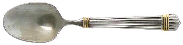 Esprit-Gold (Stainless, Gold Accent, 5 Ribs) Teaspoon by Retroneu