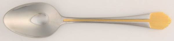Flare (Stainless-Gold Accent) Teaspoon