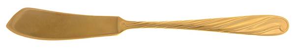 Nuance Gold (Gold Electroplate) Flat Handle Master Butter Knife