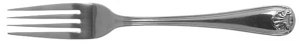 Hampton Shell (Stainless) Fork by Retroneu