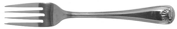 Hampton Shell (Stainless) Individual Salad Fork