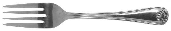 Hampton Shell (Stainless) Individual Salad Fork