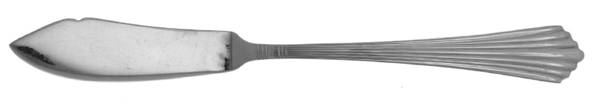 Hermes (Stainless) Flat Handle Master Butter Knife