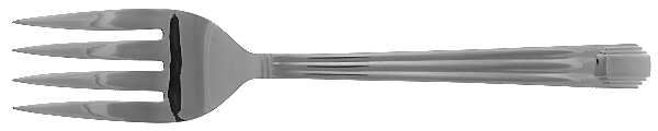 Ile De France (Stainless) Solid Serving Fork