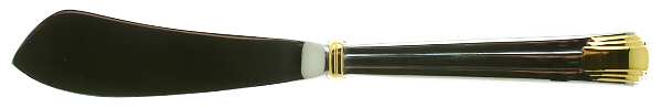 Ile De France (Stainless-Gold Accent) Hollow Handle Master Butter Knife