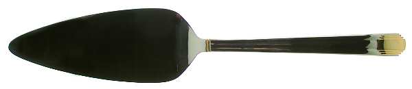 Ile De France (Stainless-Gold Accent) All Stainless Pie Server