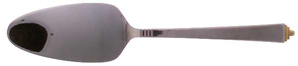 Imperiale (Stainless, Gold Accent) All Stainless Pie Server