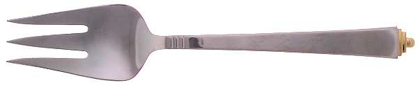 Imperiale (Stainless, Gold Accent) Solid Serving Fork