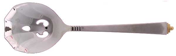 Imperiale (Stainless, Gold Accent) Pierced Solid Serving Spoon
