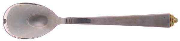 Imperiale (Stainless, Gold Accent) Sugar Spoon