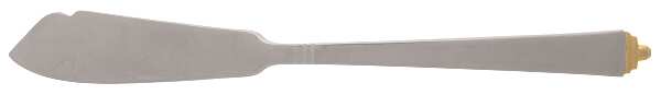 Imperiale (Stainless, Gold Accent) Flat Handle Master Butter Knife