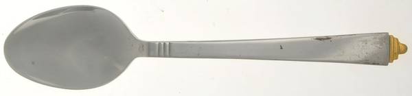 Imperiale (Stainless, Gold Accent) Place/Oval Soup Spoon