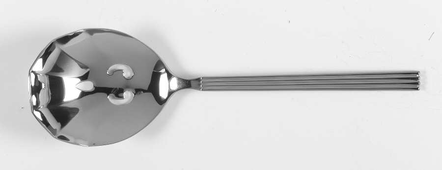 Inge (Stainless) Pierced Solid Serving Spoon