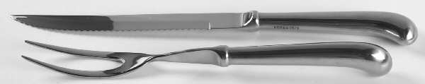 Jamestown (Stainless) Large 2-Piece Roast Carving Set w/Stainless Blade