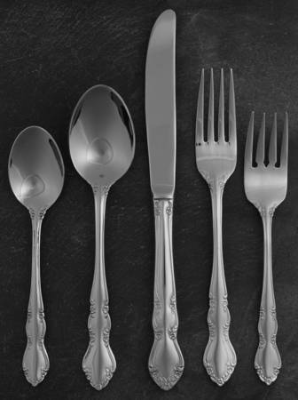 Jenna (Stainless) 5 Piece Place Setting