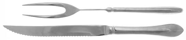 Kent (Stainless) Large 2-Piece Roast Carving Set w/Stainless Blade