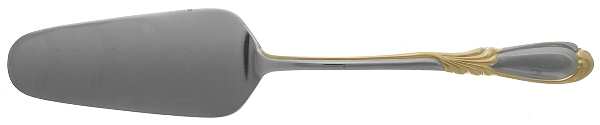 Linda (Stainless-Gold Accent) All Stainless Pie Server