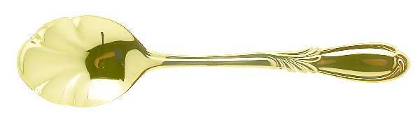 Linda Gold (Gold Electroplate) Sugar Shell Spoon