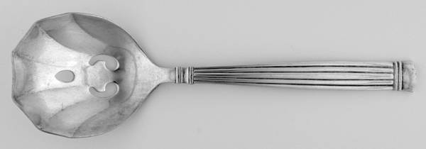 Meridian (Stainless) Pierced Solid Serving Spoon