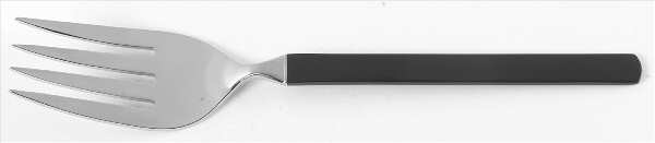 Midnight (Stainless, Matte Handle) Solid Serving Fork