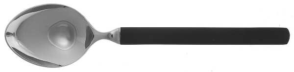 Midnight (Stainless, Matte Handle) Place/Oval Soup Spoon