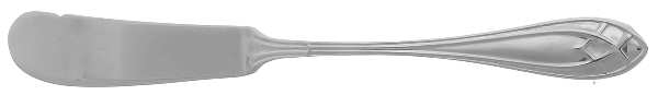 Noblis (Stainless) Flat Handle Butter Spreader