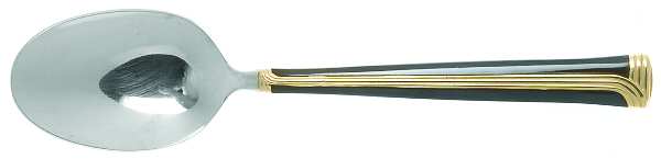 Noir d'Or (Stainless, Black-Gold Accent) Teaspoon