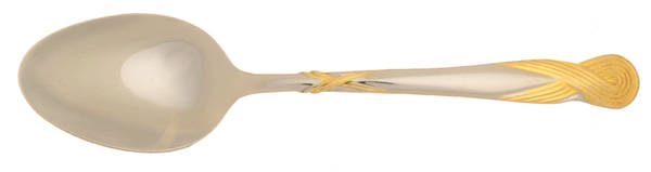 Octave-Gold (Stainless, Gold Accent) Place/Oval Soup Spoon