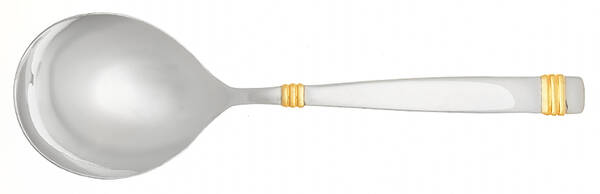 Orion (Stainless-Gold Accent) Tablespoon (Serving Spoon)
