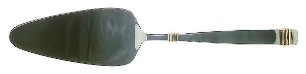 Orion (Stainless-Gold Accent) All Stainless Pie Server