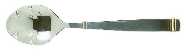 Orion (Stainless-Gold Accent) Sugar Shell Spoon