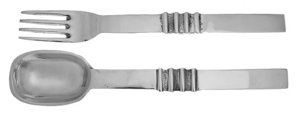 Quattro (Stainless) (2 Pc) Solid Salad Set