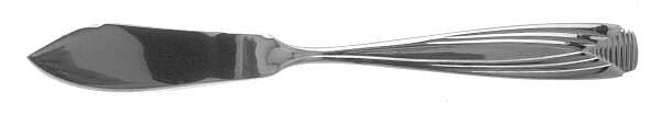 Rebecca (Stainless) Flat Handle Master Butter Knife