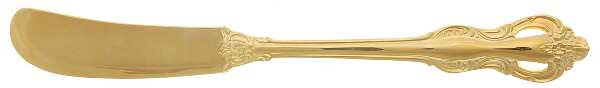 Regence (Gold Electroplate) Flat Handle Butter Spreader
