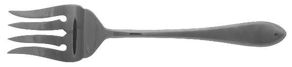 Roseanne (Stainless) Solid Serving Fork
