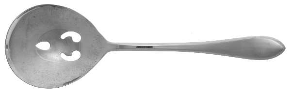 Roseanne (Stainless) Pierced Solid Serving Spoon