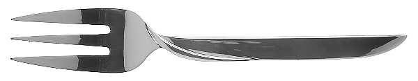 Slope (Stainless) Solid Serving Fork