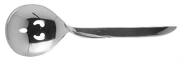 Slope (Stainless) Pierced Solid Serving Spoon