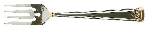 St. Denis (Gold Accent) Individual Salad Fork