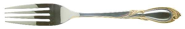 Stephanie-Gold Accent (Stainless) Fork