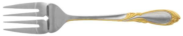 Stephanie-Gold Accent (Stainless) Individual Salad Fork