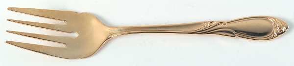Stephanie (Gold Electroplate) Individual Salad Fork