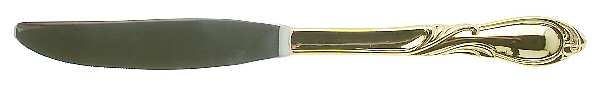 Stephanie (Gold Electroplate) Modern Hollow Knife