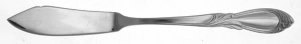 Stephanie (Stainless) Flat Handle Master Butter Knife