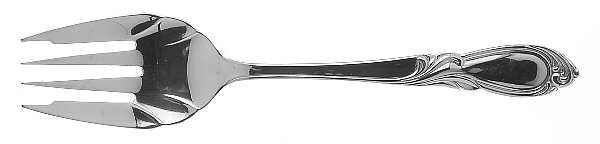 Stephanie (Stainless) Solid Serving Fork