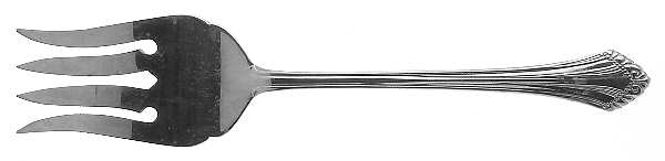 Strand (Stainless) Solid Serving Fork